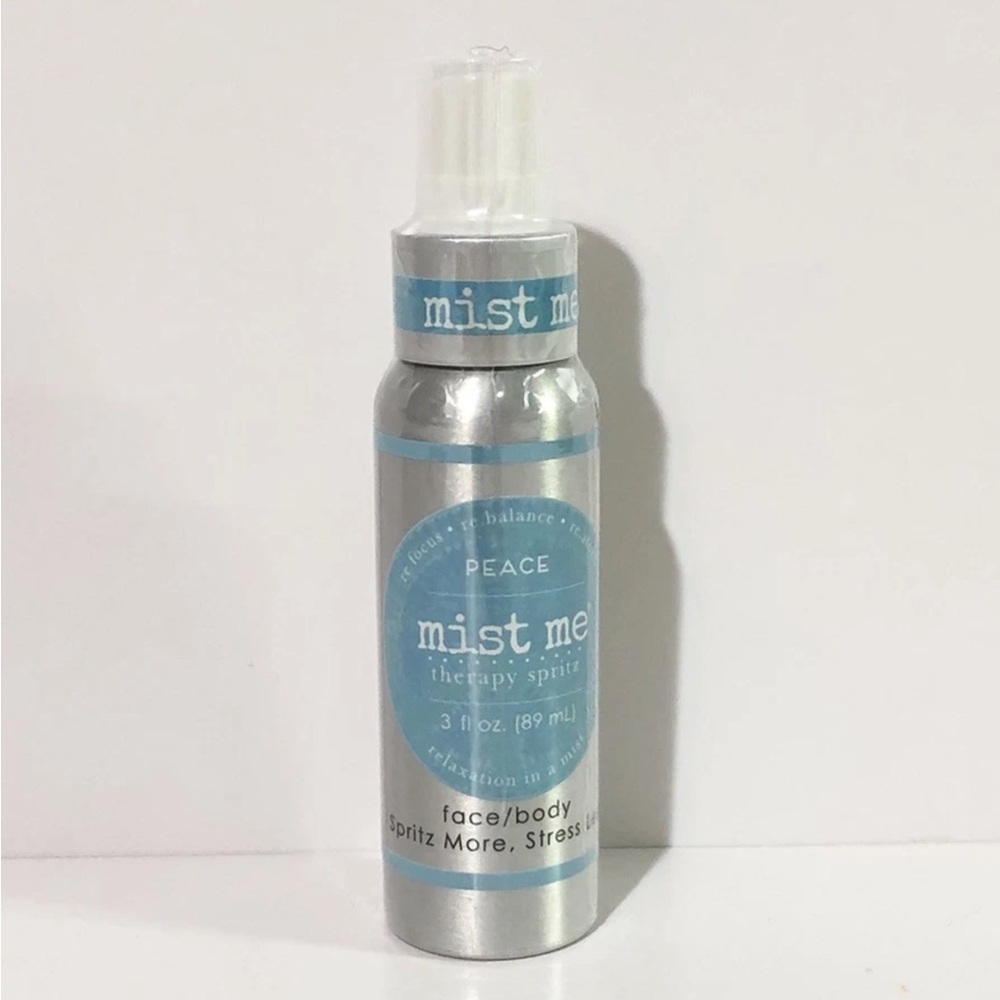 Mist Me Therapy Spritz - Peace Face & Body Spray - Light Blue/Silver